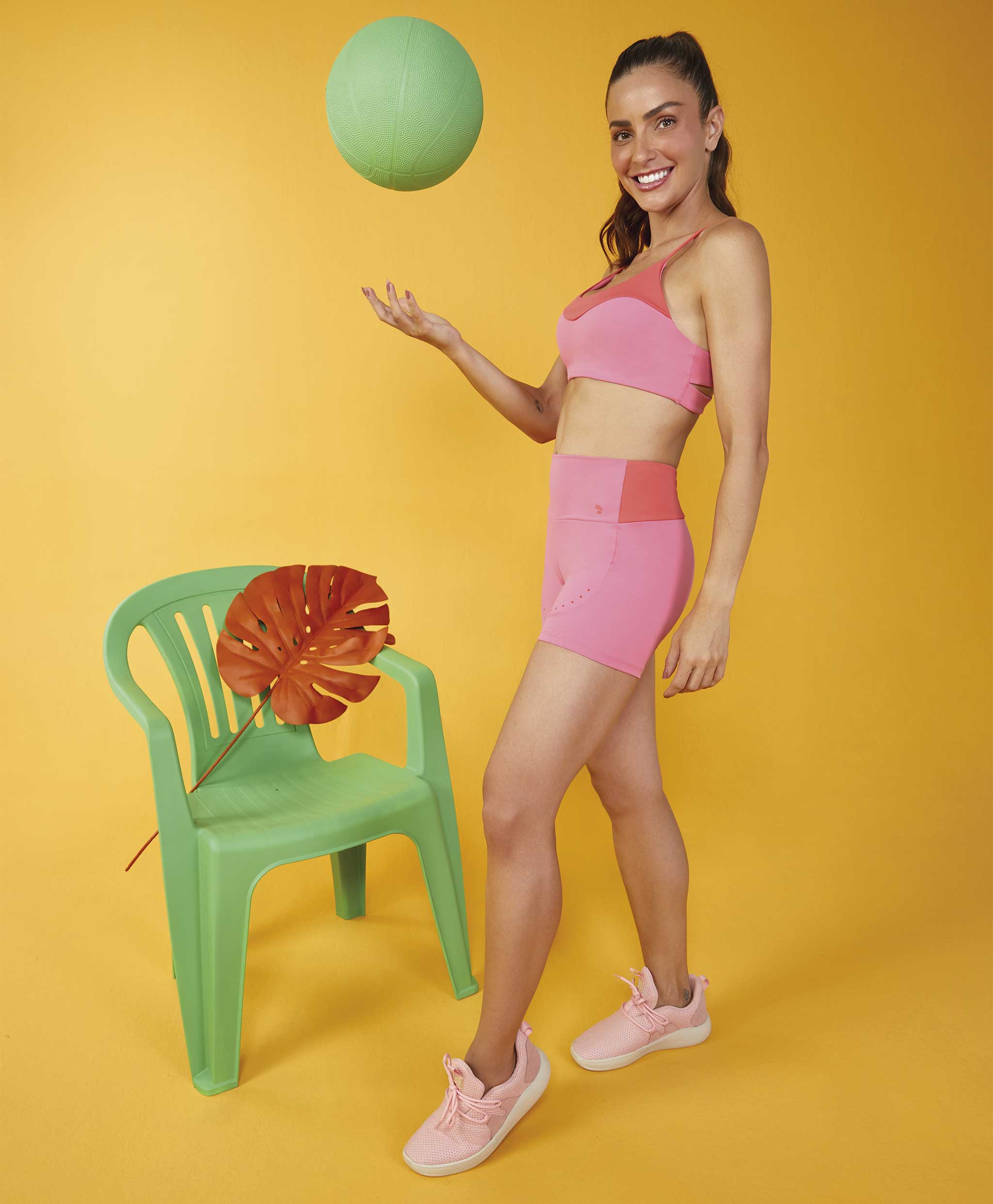 BERMUDA EMANA BICOLOR BOLSINHO