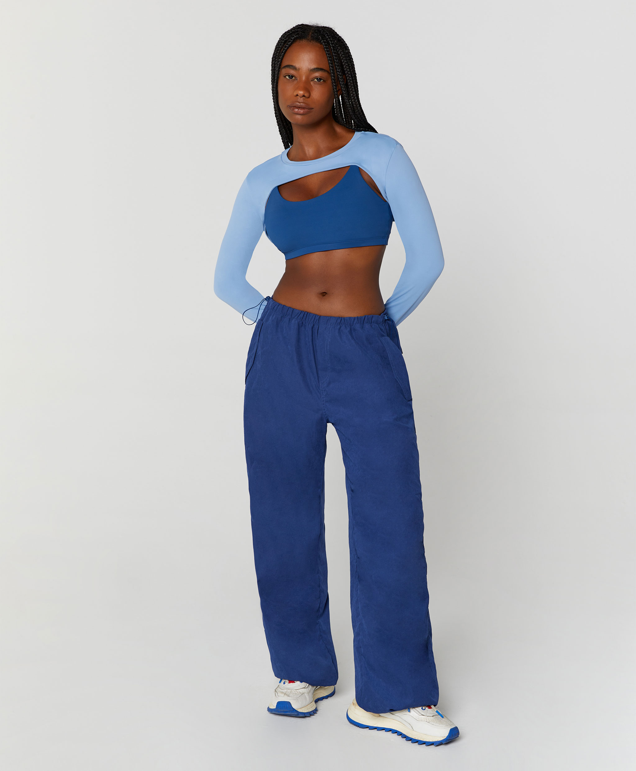 CALCA PARACHUTE COM REGULAGENS