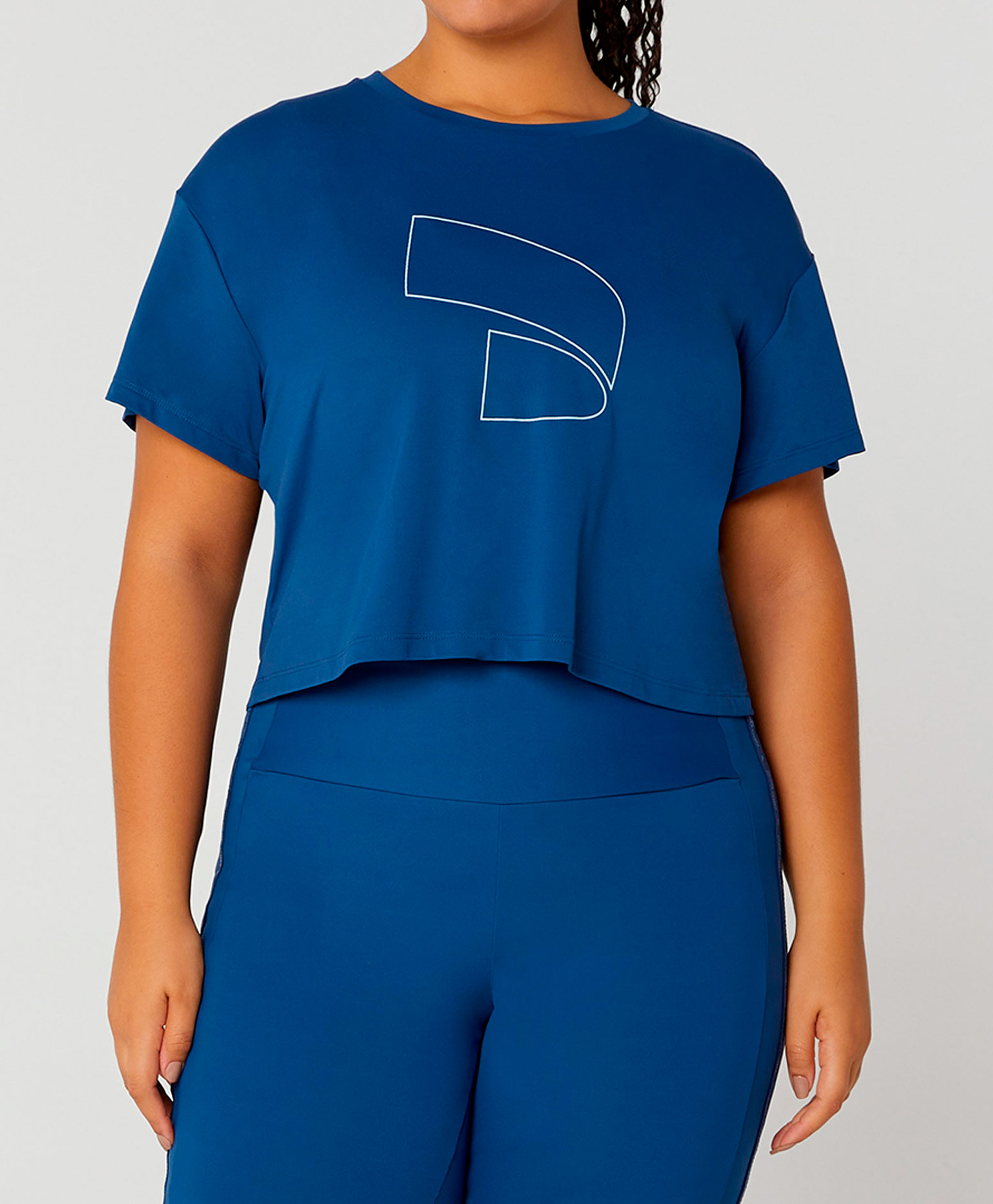 T-SHIRT CROPPED SIMBOLO PLUS