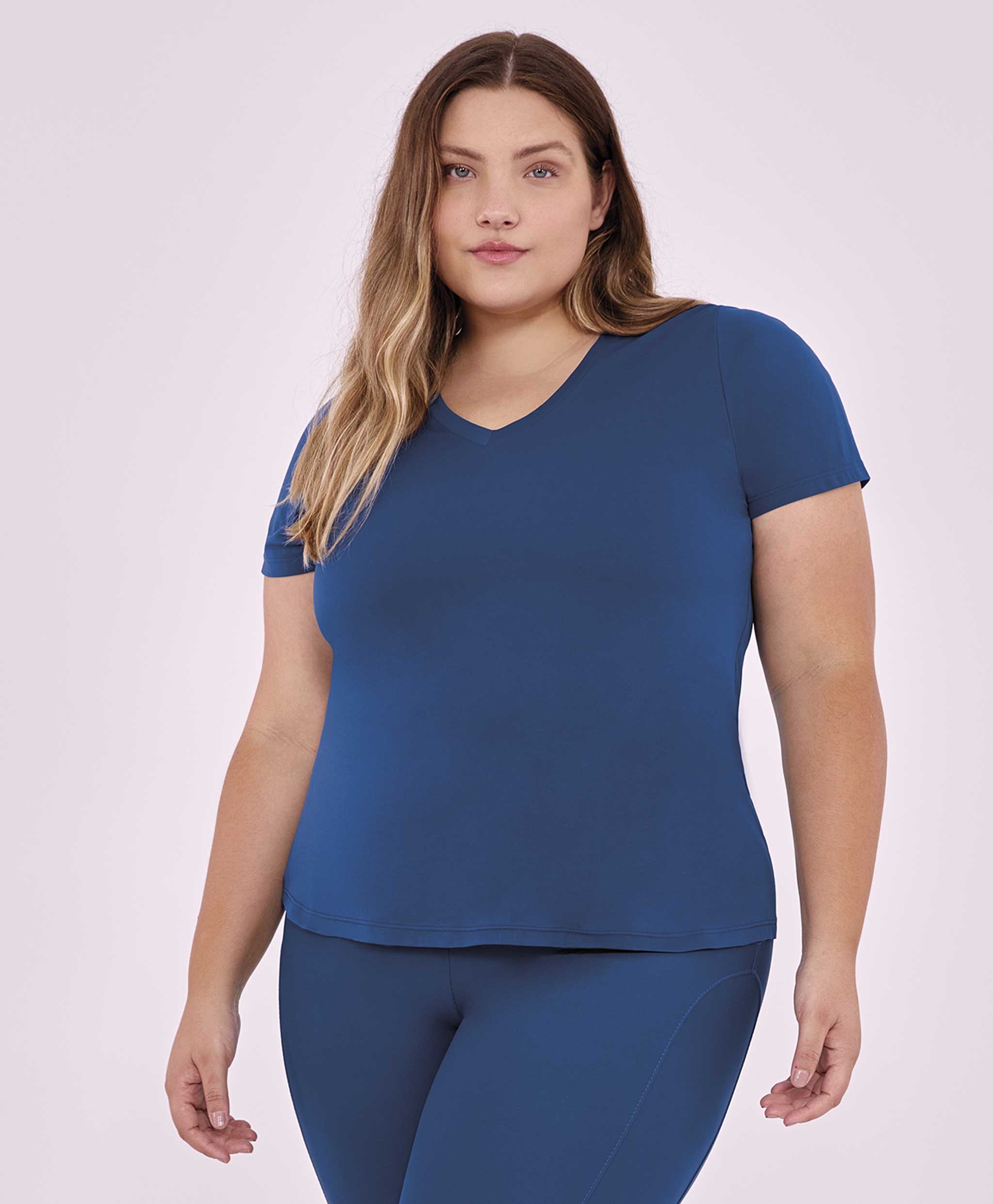 T-SHIRT SKIN FIT GOLA V PLUS